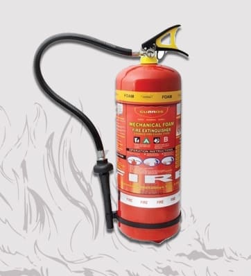 mechanical foam fire extinguisher